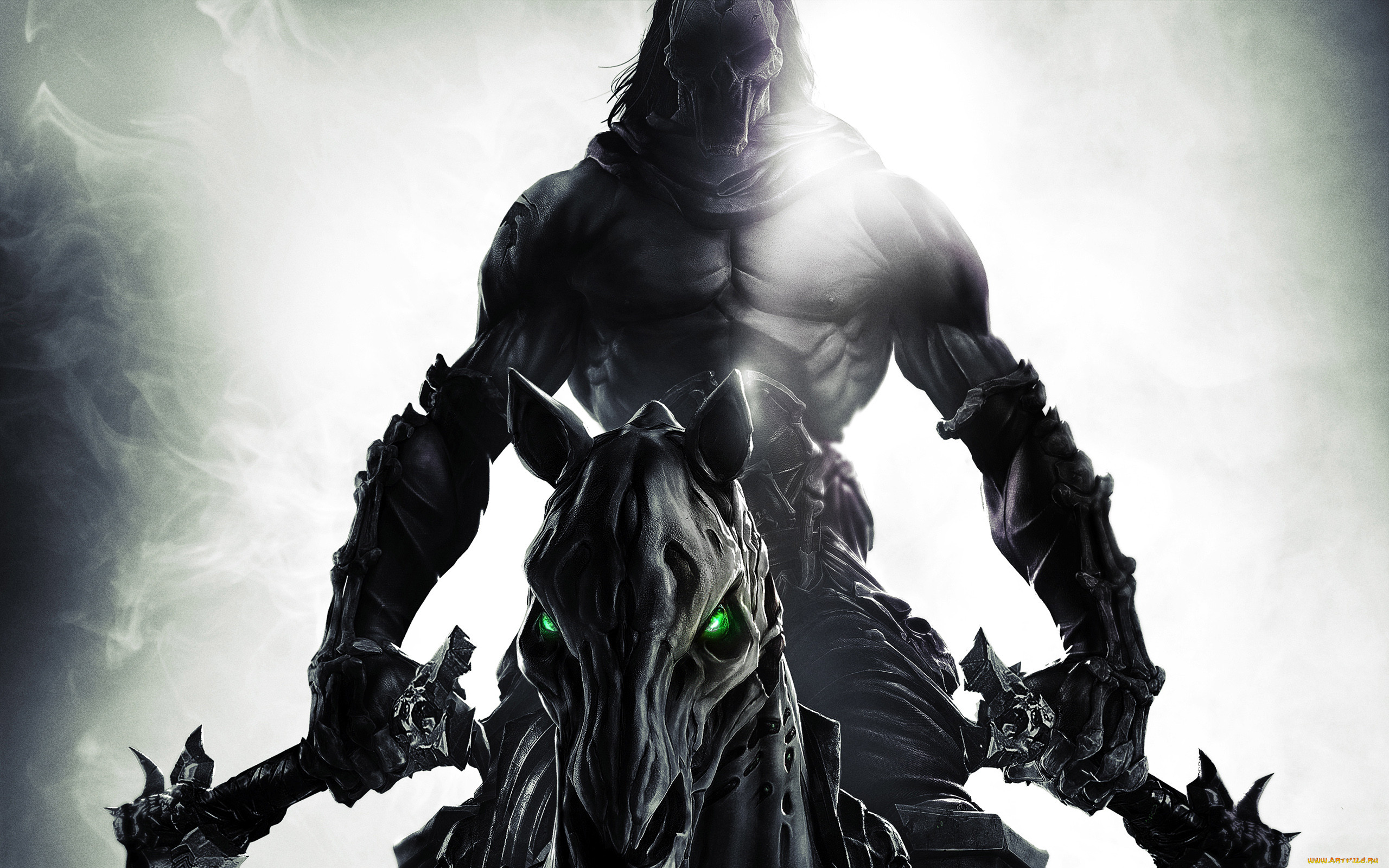 Обои Darksiders 2 Свалка Darksiders 2, обои для рабочего стола, фотографии  darksiders, видео, игры, всадник, смерть Обои для рабочего стола, скачать  обои картинки заставки на рабочий стол.